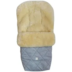 Kaiser Baby, Kinderwagen Fusssack, Kaiser Lammfell Fusssack Coosy, light grey melange