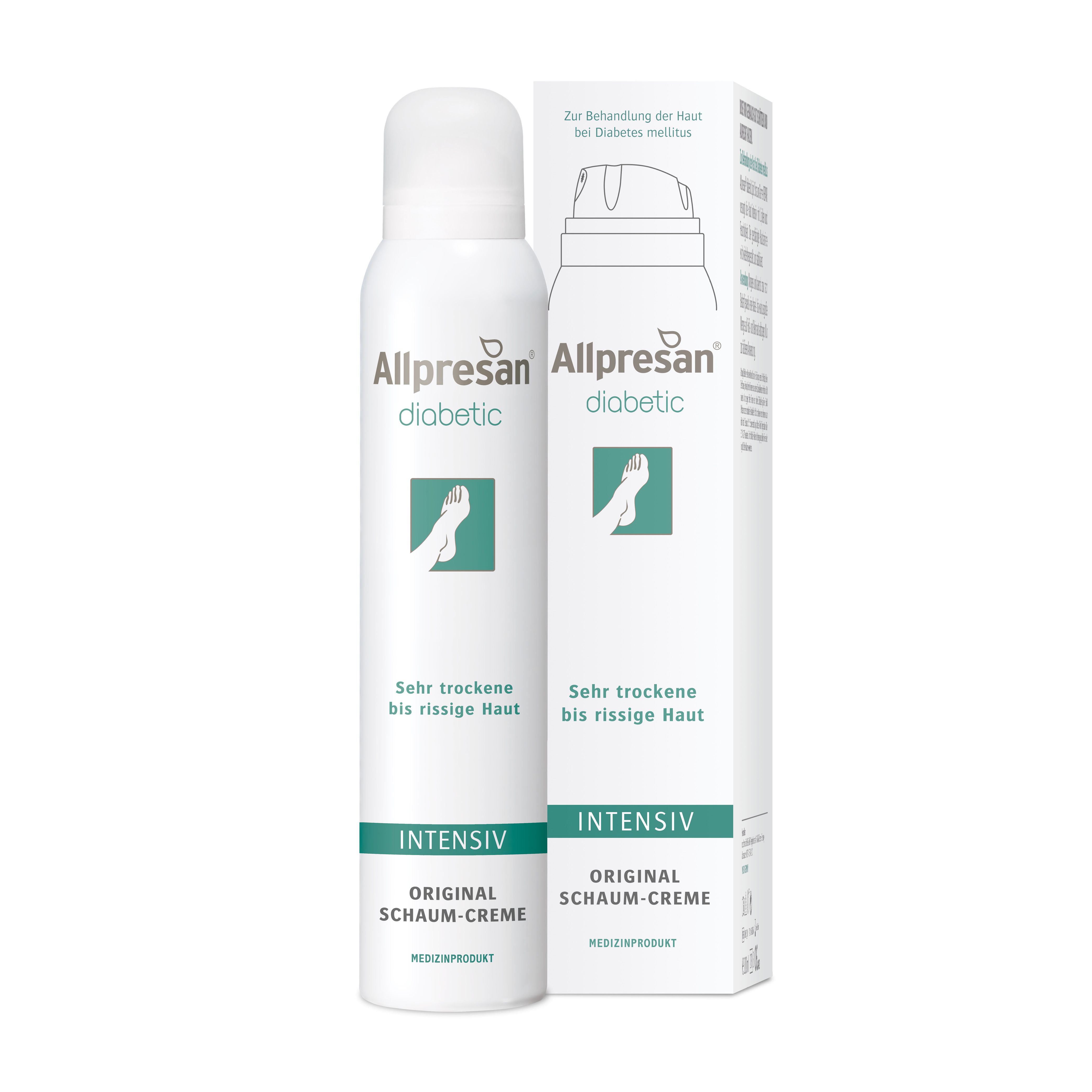 Allpresan diabetic Fuß Intensiv Schaum 200 ml
