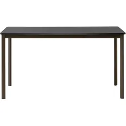 &Tradition Drip HW58 Esstisch, 140 x 80 cm, bronzed / fenix nano laminat schwarz