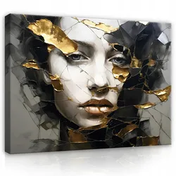 BILDER Abstrakt Frau 120x80