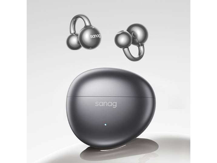 sanag S7S ultragevoelige sporthoofdtelefoon met lange gebruiksduur, beengeleiding en Bluetooth voor over het oor met open AI-vertaling