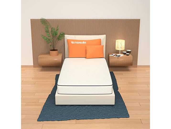 MiaSuite Matratze Memory 80x160, Höhe 18 cm - 100% Made in Italy - Antiallergisch, Antibakteriell, Antimilbe - Orthopädisch, Medizinisches Gerät Primavera