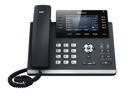 Yealink SIP-T46U - VoIP-Telefon mit Rufnummernanzeige - dreiweg Anruffunktion 1301203