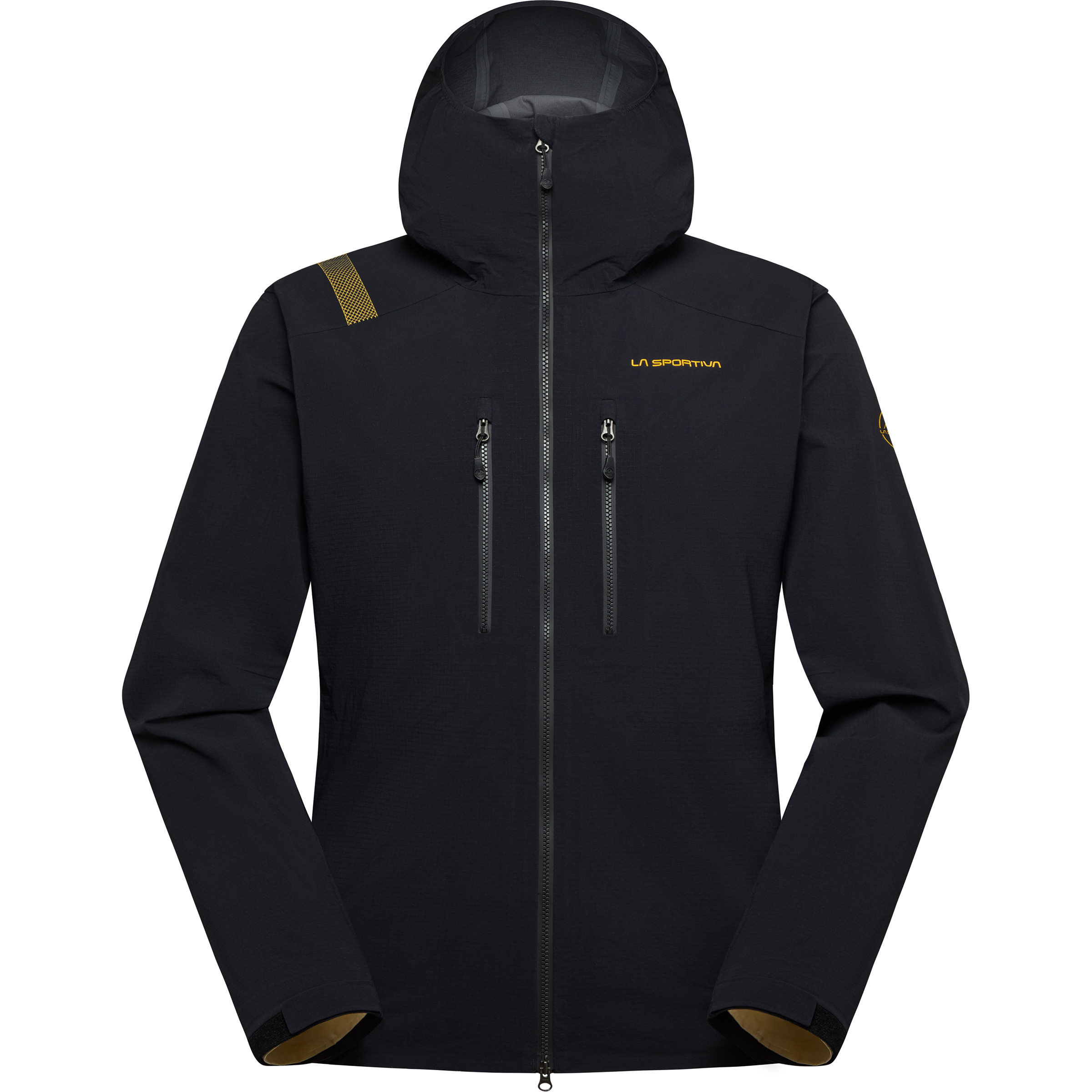 La Sportiva Helixir Shell Herren Regenjacke schwarz Größe S Alpinklettern | Bergsteigen | Skitour Widerstandsfähig Wasserabweisend
