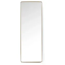 KARE DESIGN Wandspiegel Curve greige Spiegel Gold Messing