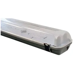 Insatech, Feuchtraumleuchte, Feuchtraum-Wannenleuchte LED-Roehre G13 Lichtgrau