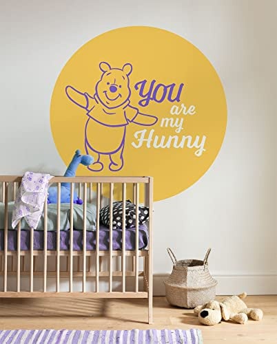 Komar Vlies fotobehang Winnie the Pooh My Hunny multicolor, B: 125 cm, H: 125 cm