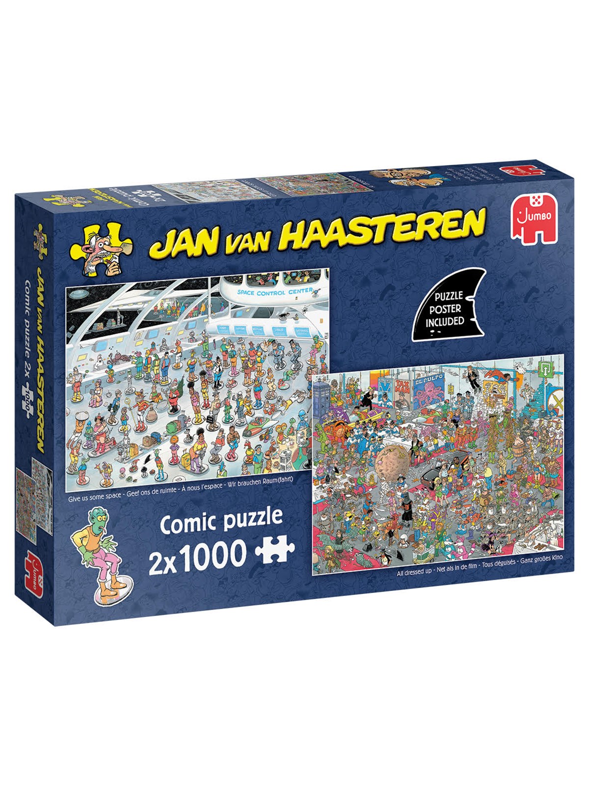 Jan van Haasteren Give us some space & All dressed up (2 1000)
