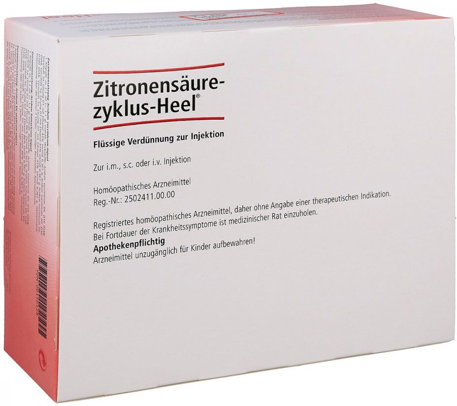 Zitronensäurezyklus Heel Ampullen
