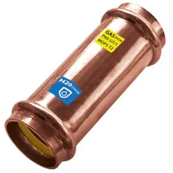 Sanpro Pressfitting Kupfer Kupplung - Muffe - Schiebemuffe, Größe V 15