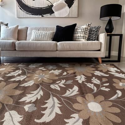World Rug Gallery Contemporary Floral Area Rug