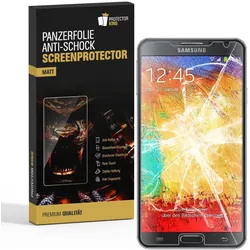 3x Panzerfolie für Samsung Galaxy Note 3 ANTI-SCHOCK Displayschutzfolie MATT