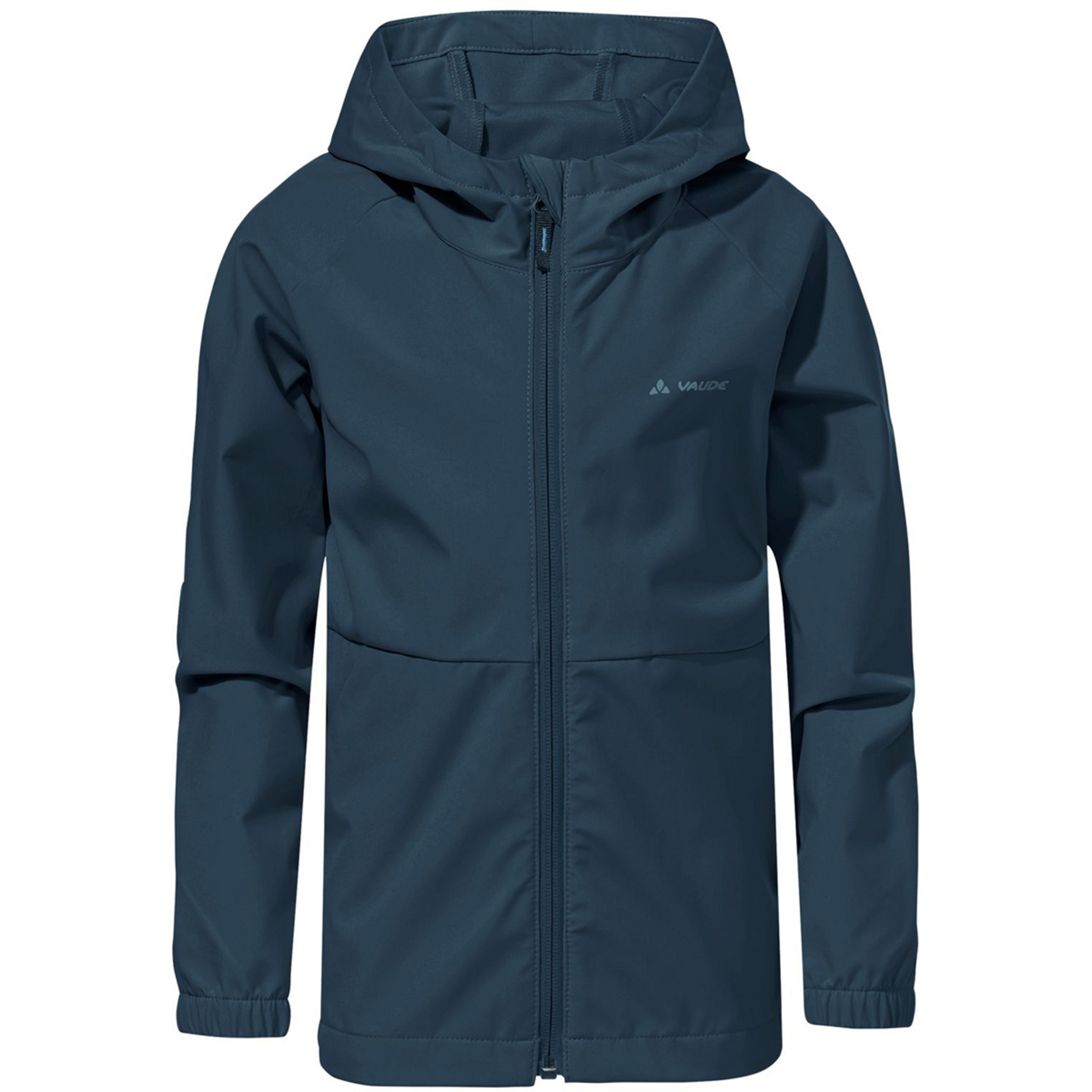 Vaude Kinich Kinder Softshelljacke blau Größe 122 Trekking Wasserabweisend Wasserabweisend