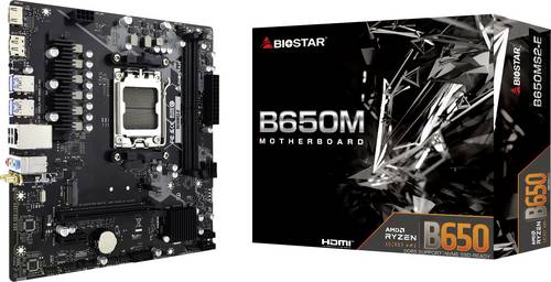 BioStar B650MS2-E (AM5) (D) Mainboard Sockel (PC) AMD AM5 Formfaktor (Details) Micro-ATX Mainboard-Chipsatz AMD B650