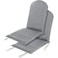 Aspero, Sitzkissen, 2 x Stuhlauflage für Adirondack Gartenstuhl (135 x 55 cm)