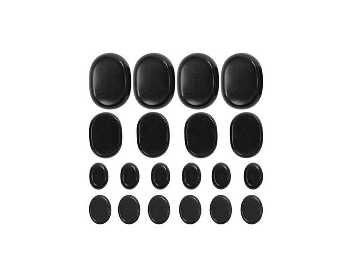 Hot Stone Massagestein Set 21-teilig