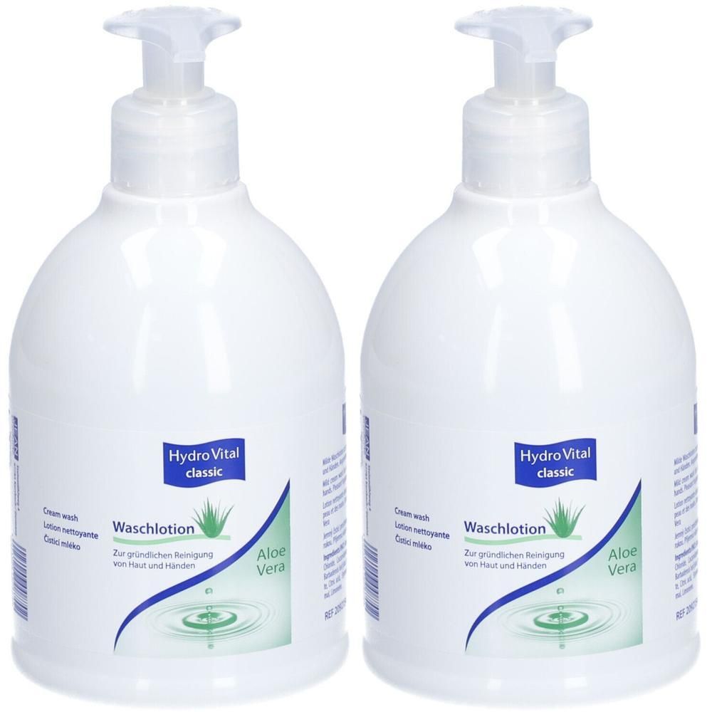 Hydrovital classic Waschlotion Aloe Vera 2x 2x500 ml Flüssigseife