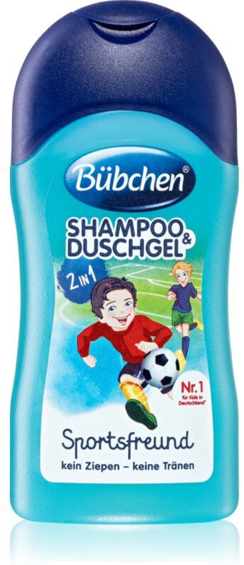 Bübchen Kids Shampoo & Shower II shampoing et gel de douche 2 en 1 format voyage Sport´n Fun 50 ml
