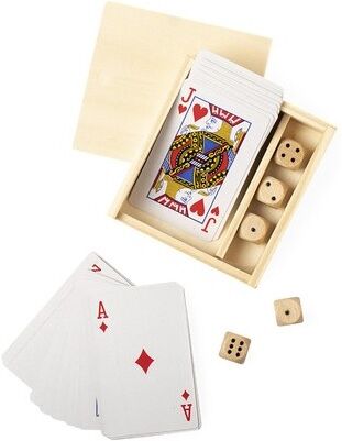 Set de jeu publicitaire Pelkat bois