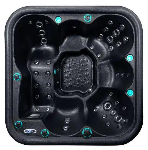 Whirlpool Blackpool 200x200x84 cm für 6 Personen mit 43 Hydrotherapie-Düsen