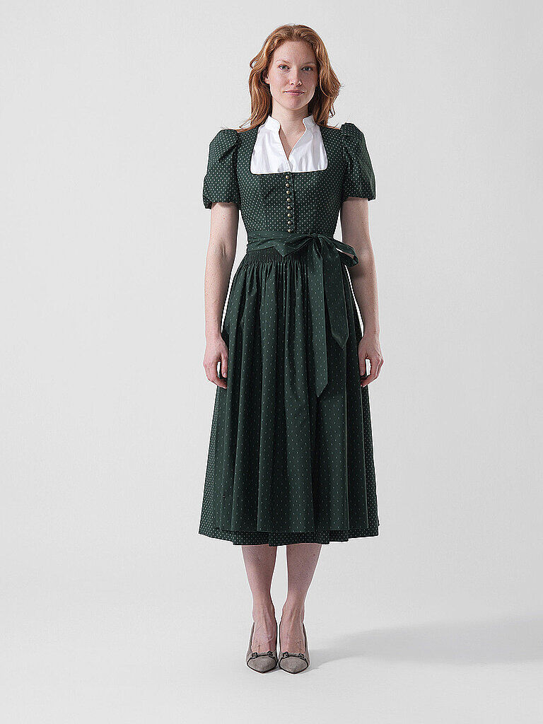GOTTSEIDANK Dirndl MARGRET dunkelgrün   38 38
