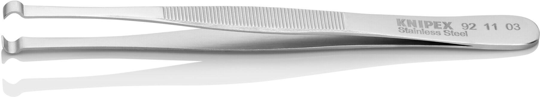 KNIPEX 92 11 03 Positionierpinzette Geriffelt 122 mm)