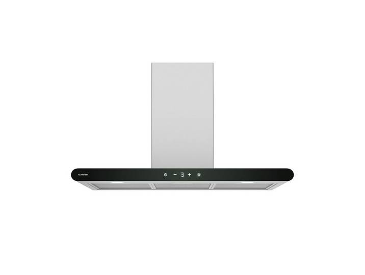 Klarstein Deckenhaube CurveVent 90 Dunstabzugshaube Abzughaube Abluft Umluft LED Touch