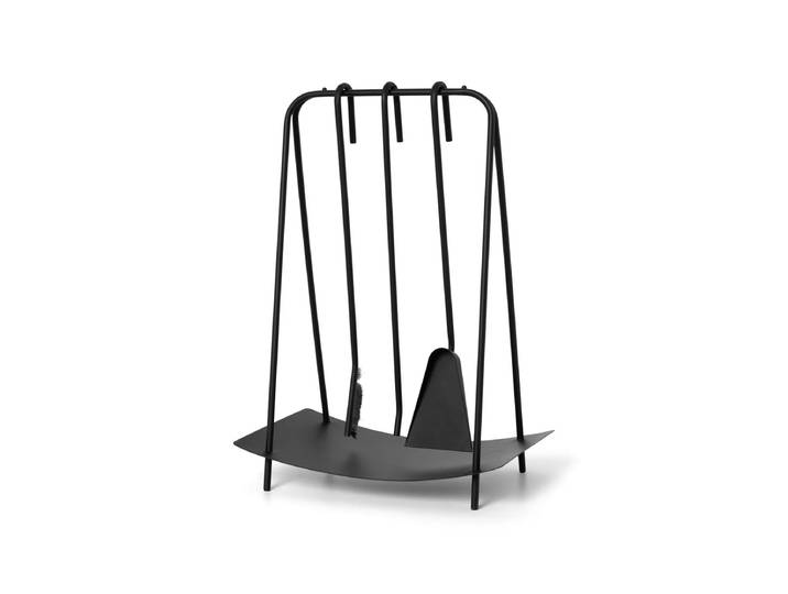 Ferm Living - Port Kaminbesteck, schwarz