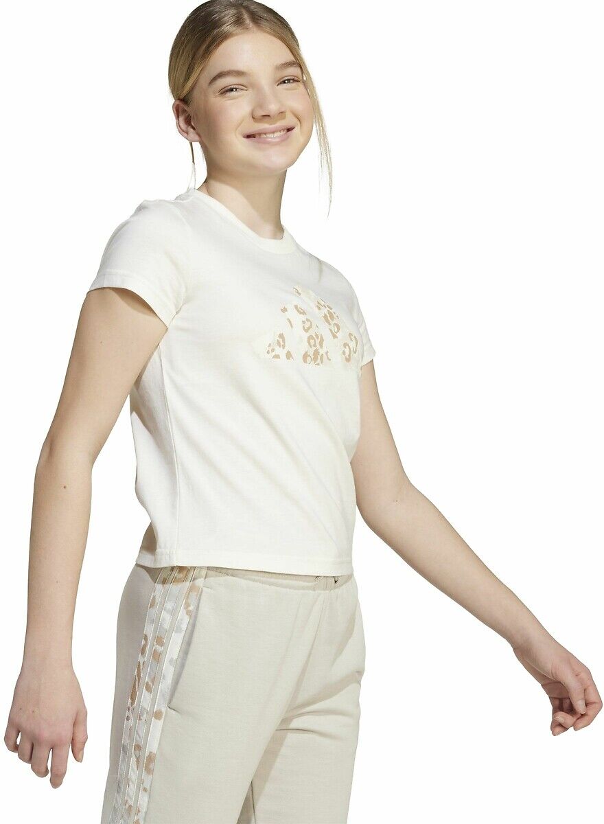ADIDAS SPORTSWEAR T-shirt manches courtes avec imprimé léopard