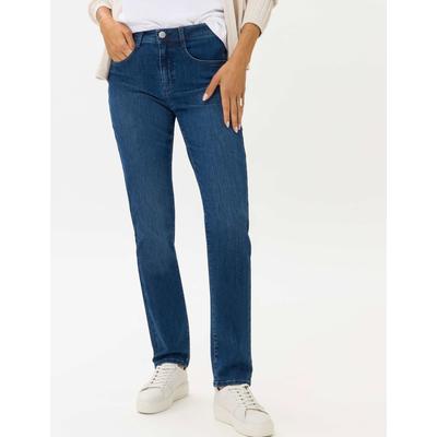 5-Pocket-Jeans BRAX "Style MARY", Damen, Gr. 34, Normalgrößen, blau, Denim/Jeans, 96% Baumwolle, 4% Elasthan, regular fit, Jeans 5-Pocket-Jeans, Denim: Five-Pocket-Jeans im Regular Fit