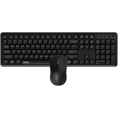 Rapoo 8150M Silent Multi-Mode Combo set Schwarz