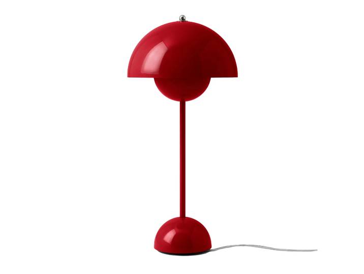 &Tradition FlowerPot VP3 Tischleuchte Vermilion red