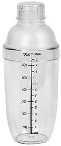 Inspired Living Barista Style Drink Mixer Premium Plastic Cocktail Shaker With Measuring Scales (3501000 Ml) 700ml