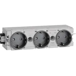 Tehalit Steckdose 3-fach gs GS3000 gsw