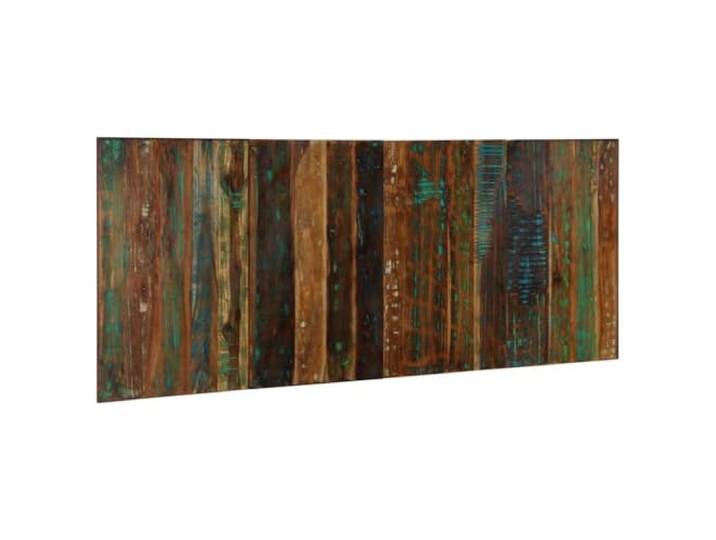 KTHLBRH Mehrfarbiges Kopfteil aus Massivholz, 200 cm, für Bett Recyceltes Teakholz Mango, Kiefer, Wandmontage, Rückenstütze, Industriestil, für Matratze 200 cm