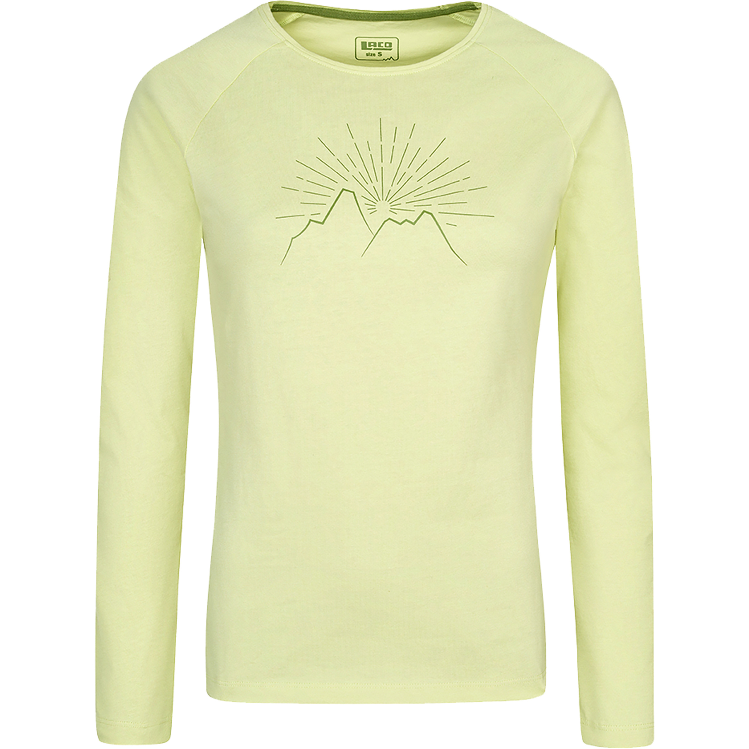 LACD Sunrise Damen Longsleeves gelb Größe M Sportklettern | Lifestyle Hautfreundlich