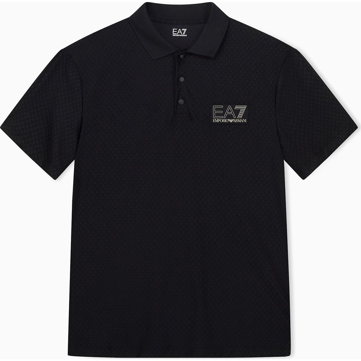 EA7 Train Premium Label M Polo PA ST - Train Premium Label M Polo PA ST black (UC001) M 7M002256 AF26529-UC001-M