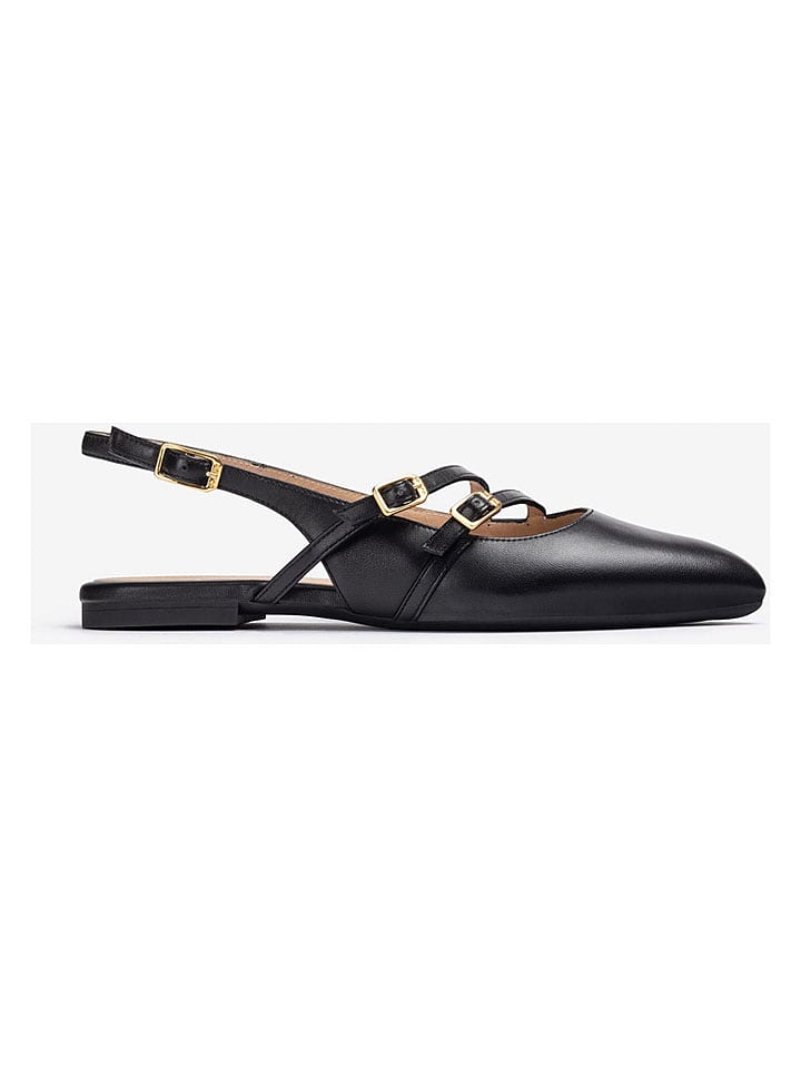 Unisa Leder-Ballerinas in Schwarz - 39