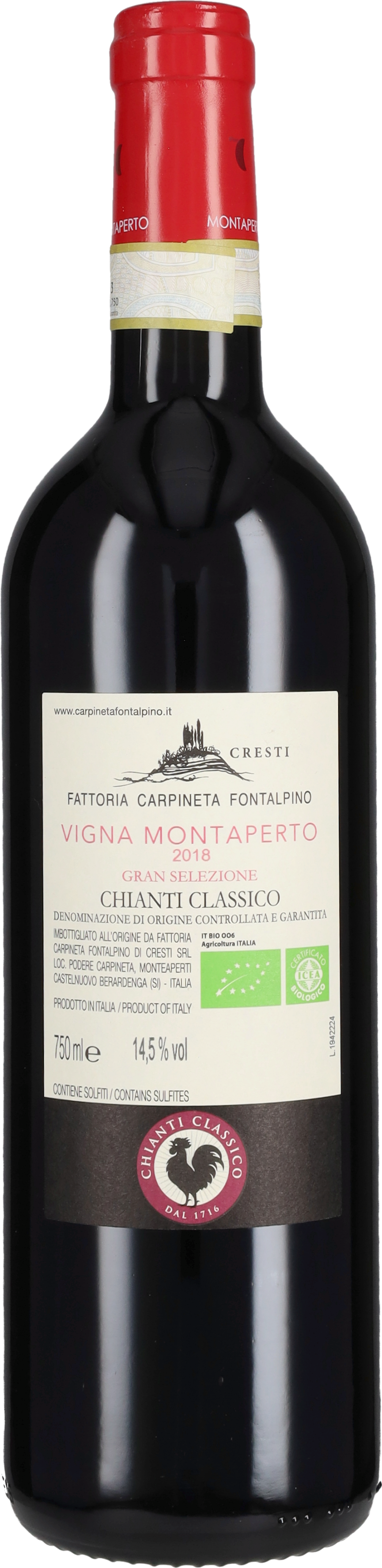 Chianti Classico Gran Selezione 'Montaperto' Carpineta Fontalpino 2018