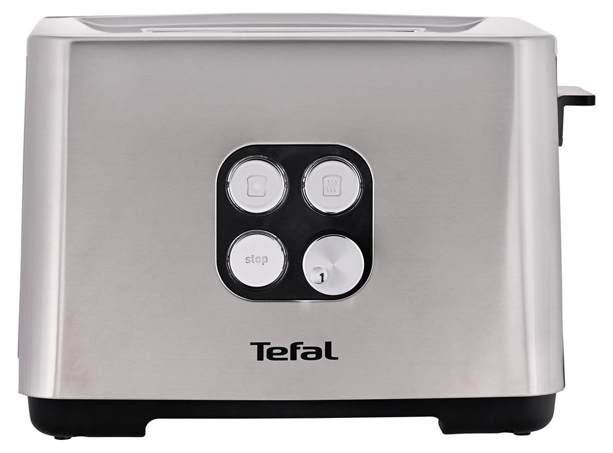 Tefal Equinox TT420D broodrooster, 2 broodjes, zwart, roestvrij staal