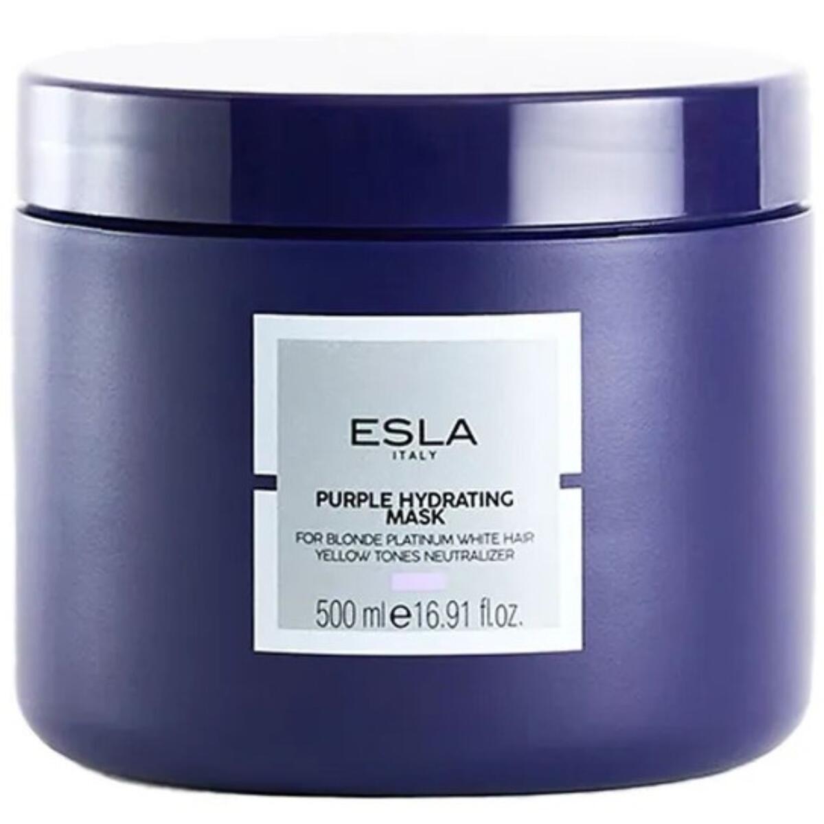 H.S.A. Hair Styling Applications S.p.A. Esla Maske Purple Hydrating 500ml