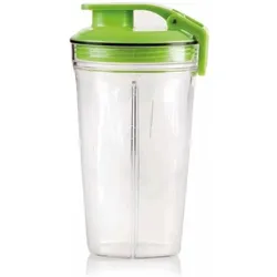 Domo DO700BL-BK 530 ml, transpartent, Zubehör Mixen + Schneiden, Transparent, Grün