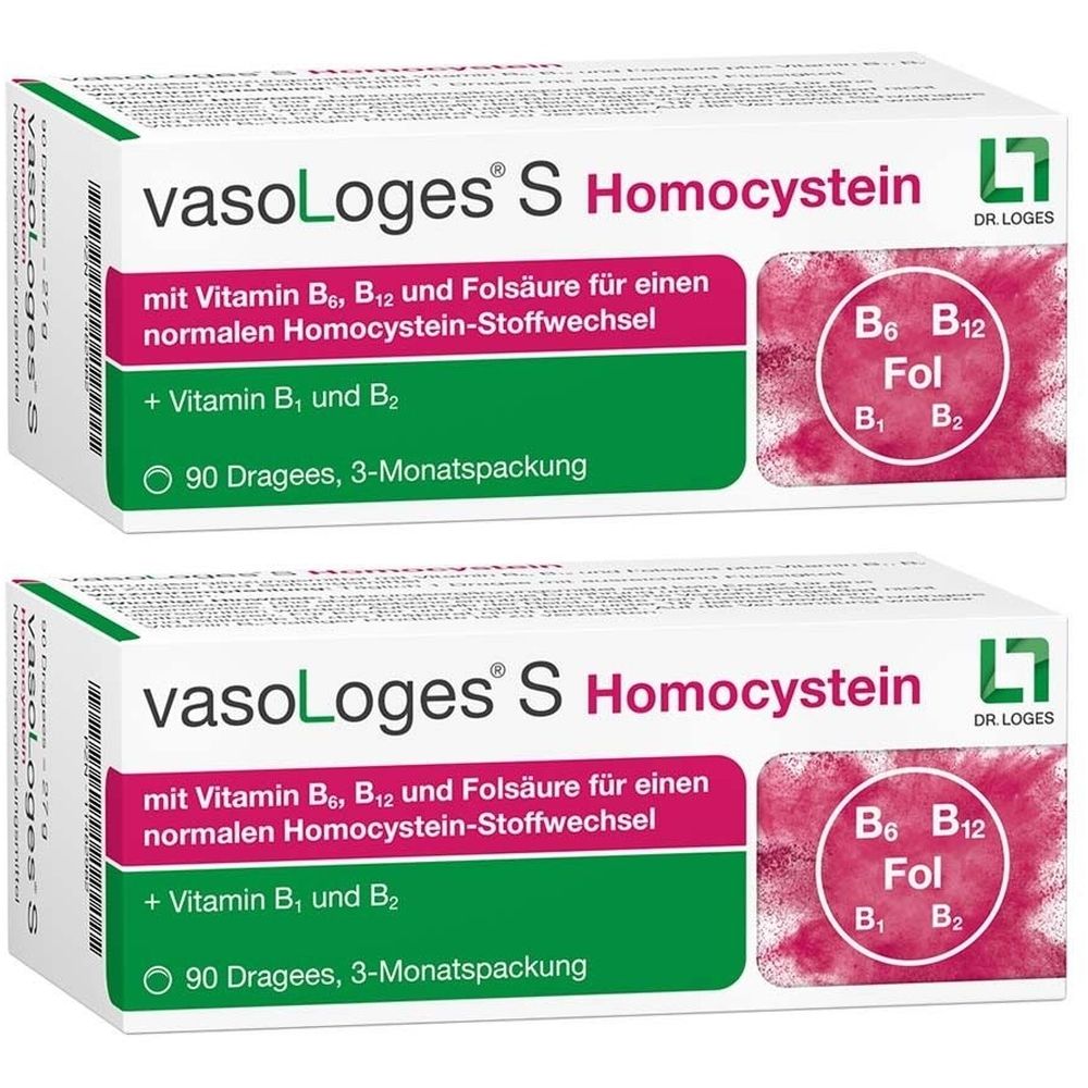 Vasologes S Homocystein Dragees 2x 2x90 St