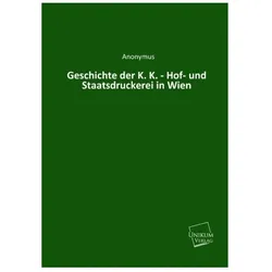 Geschichte der K. K. - Hof- und Staatsdruckerei in Wien, Fachbücher von Anonymus