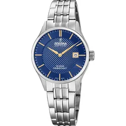 Festina Quarz Damen Swiss Made F20006/3 - blau,silber - 29.0mm