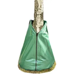 Novatool Sack für Baumbewässerung 75 Liter Grün Bewässerungsbeutel aus robustem PVC Baumsäcke Bewässerung Baumbewässerung Sack Baumbeutel
