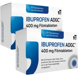 IBUPROFEN ADGC 400mg Doppelpack 2X50 St