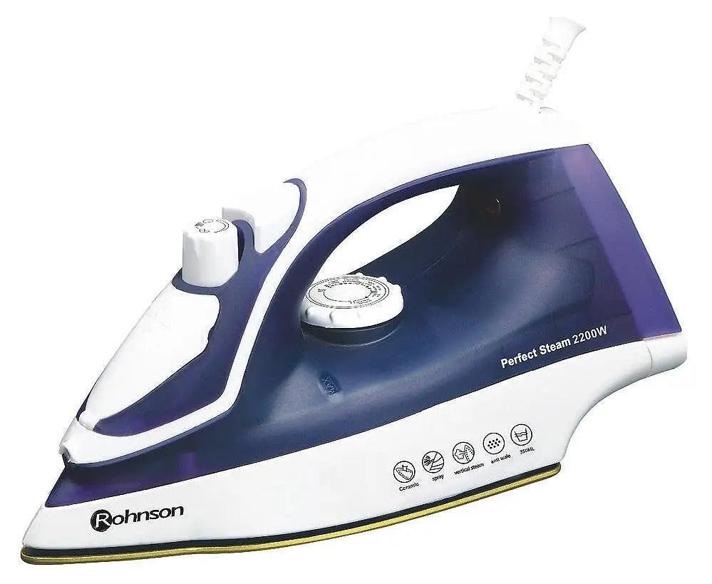 Rohnson R 331 stoomstrijkijzer met keramische zool, 2200 watt en verticale stoomfunctie