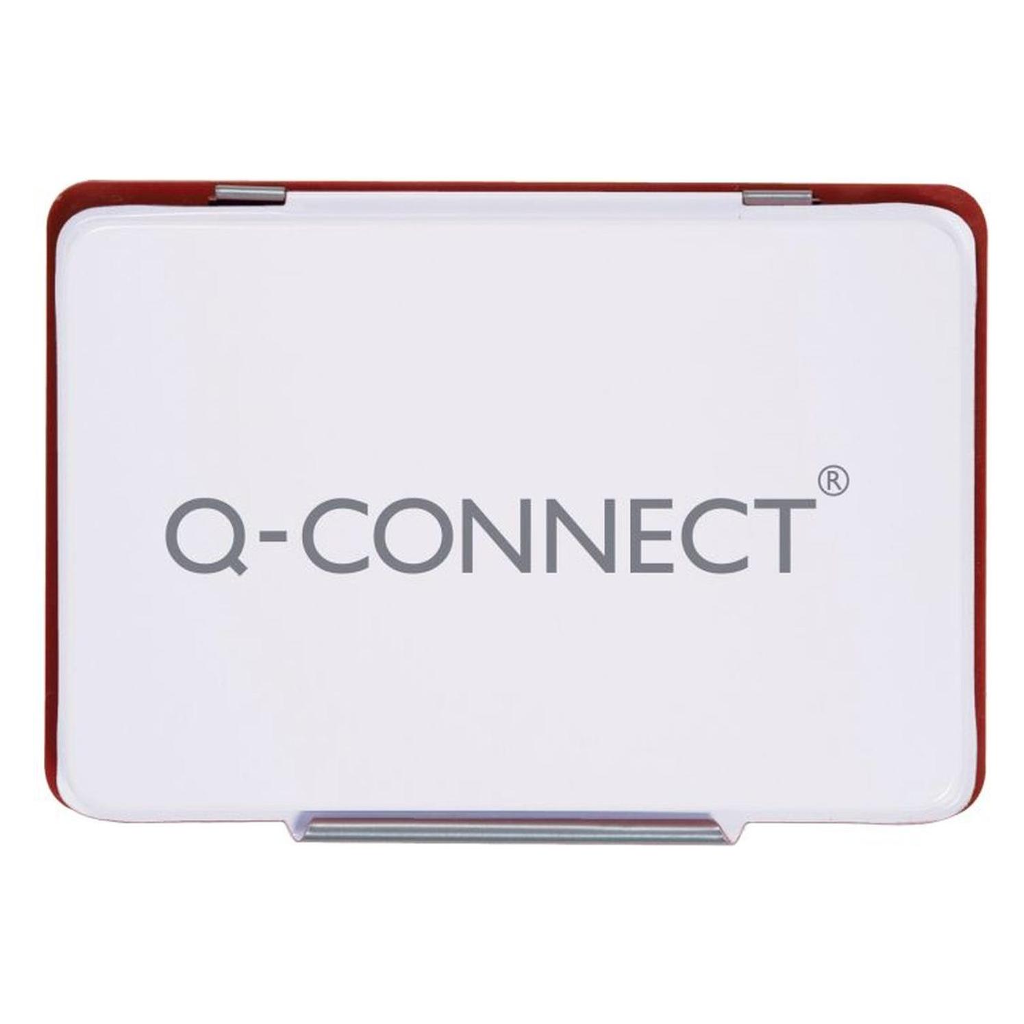 Q-Connect Metall-Stempelkissen Grösse 3 rot (KF16316)