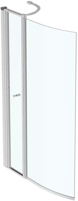 Ideal Standard Air Duschwand E1137EO Glas, mit Tür, beidseitig verwendbar